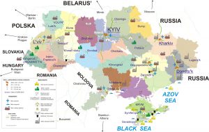 מפת אוקראינה